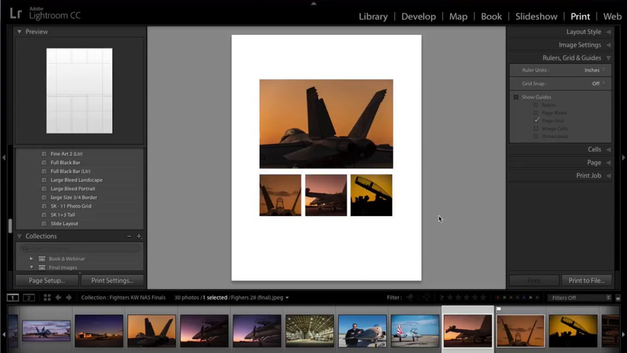 How to Build a 1+3 Print Layout in Lightroom (And Actually Save It This Time)