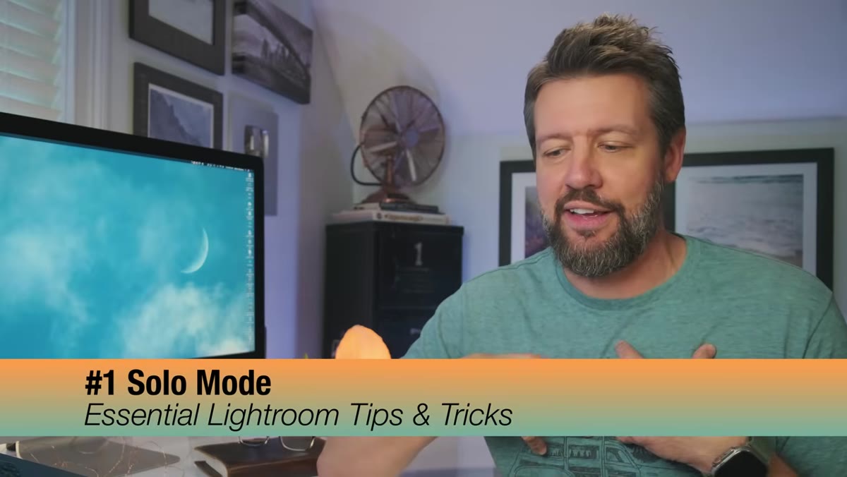 Right-click menu open showing Solo Mode option in panel