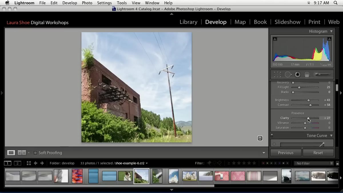 Clarity slider being added to increase midtone contrast