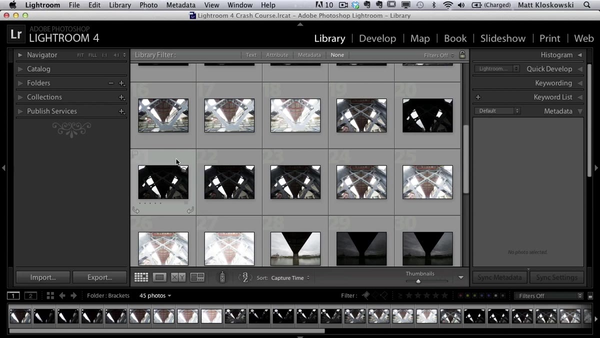 Explaining the reason for shooting bracketed series in camera