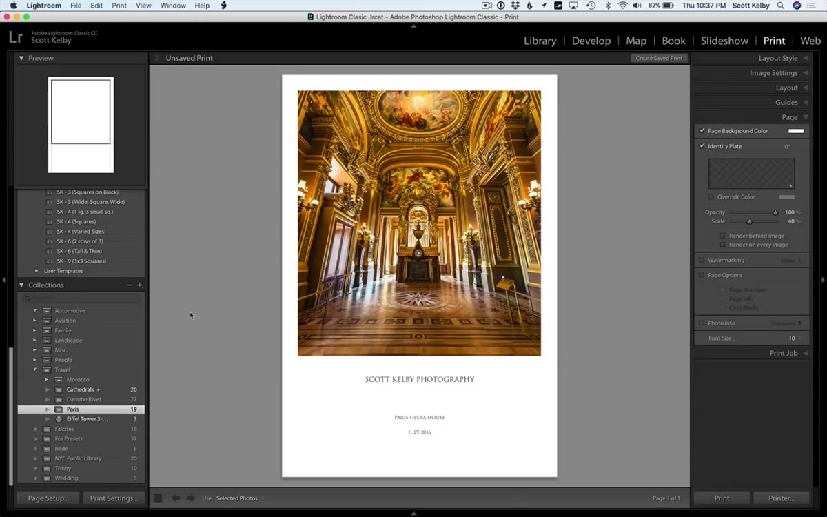 InDesign document with tracked type ready to copy