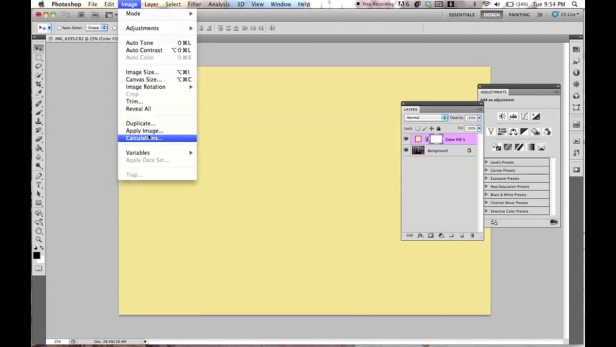 Apply Image dialog open on mask, blending set to Multiply