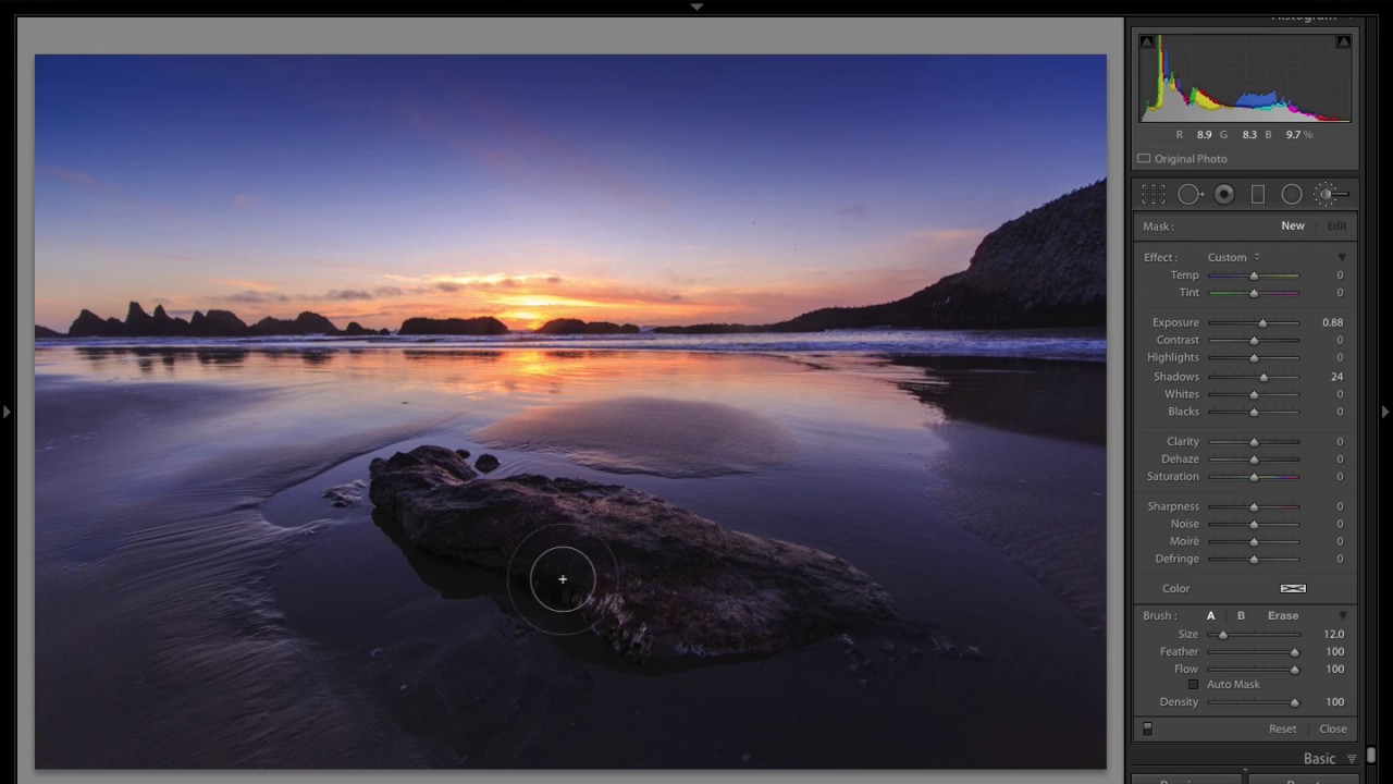 Two Clicks Before You Touch a Single Slider: A Lightroom Landscape Editing Walkthrough